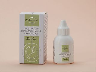Средство для обработки ногтей и кожи стоп, 50 мл — PodiaFarm